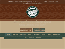 Tablet Screenshot of oaklandvalleycampground.com